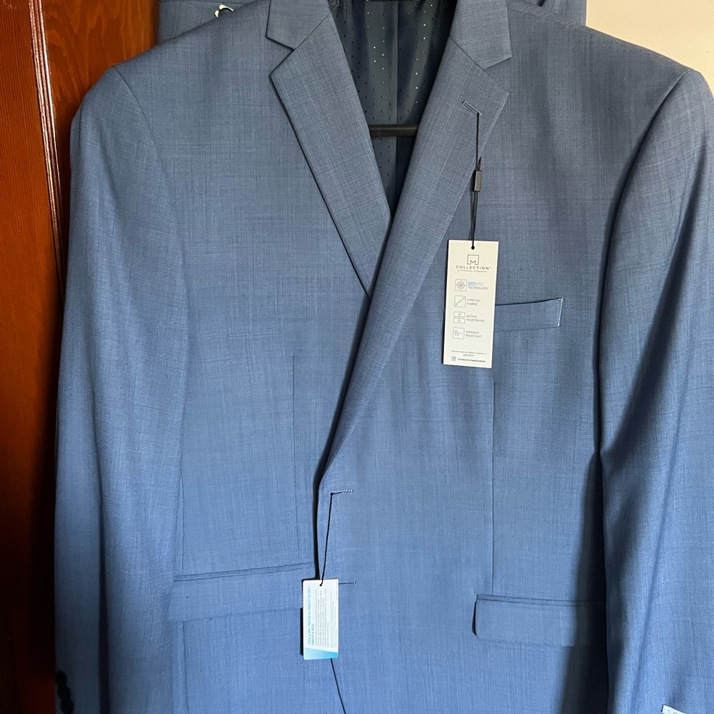 Classic Blue Suits with Tailored Fit and Quality Fabric